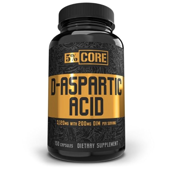 5% Nutrition Core D-Aspartic Acid With DIM 150 Capsules Online now