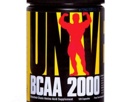 Universal Nutrition BCAA 2000 120 Capsules For Sale