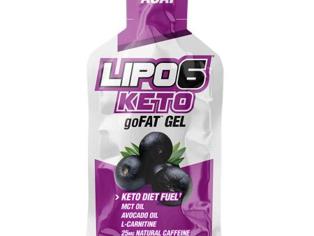 Nutrex Research Lipo6 KETO goFAT Gel 12 Box For Sale