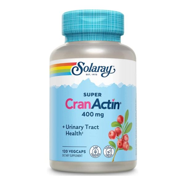 Solaray Cranactin Cranberry AF Extract 120 Caps For Sale