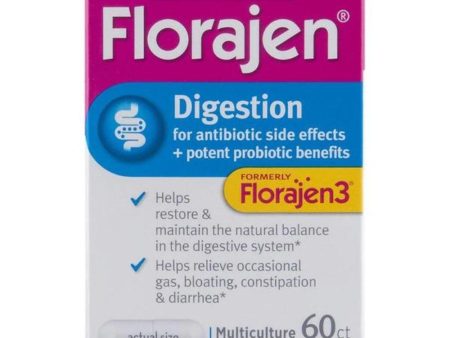 American Lifeline Florajen 3 Digestion 60 Capsules Fashion