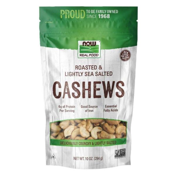 Now Foods Cashews Roasted & Salted 10 oz. Online Sale