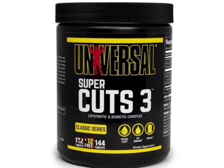 Universal Nutrition Super Cuts 3 130 Tablets For Sale