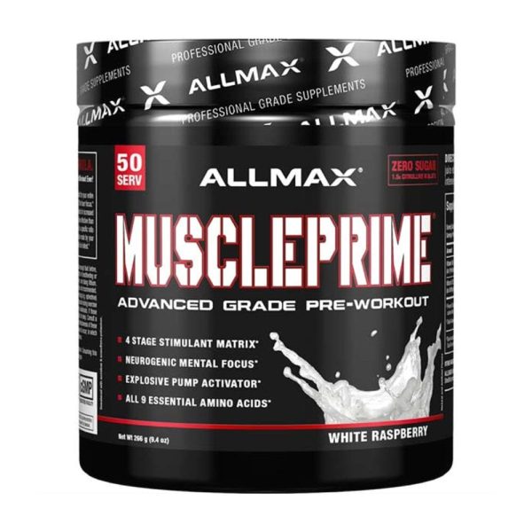 Allmax MusclePrime White Raspberry on Sale