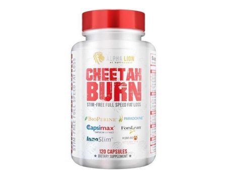 Alpha Lion Cheetah Burn 120 Capsules Hot on Sale