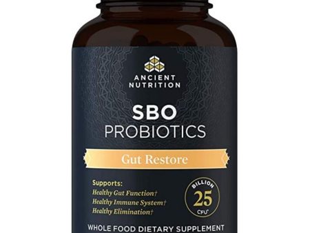 Ancient Nutrition SBO Probiotics Gut Restore 60 Capsules Online now