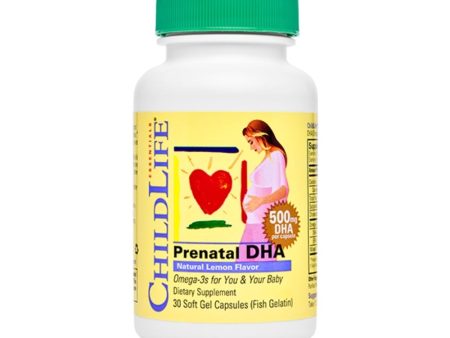 ChildLife Prenatal 30 Softgels For Discount