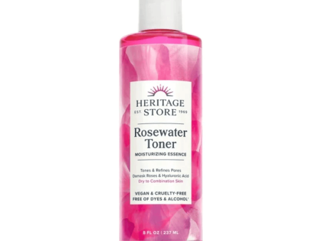 Heritage Store Rosewater Toner 8fl oz Supply