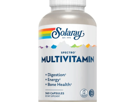 Solaray Spectro Iron Free Multivitamin 360 Caps Fashion