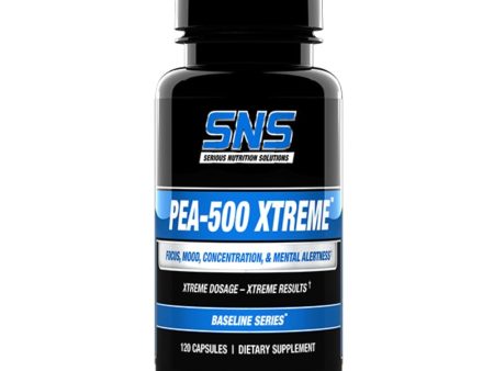 Serious Nutrition Solutions PEA-500 Xtreme 120 Caps Fashion