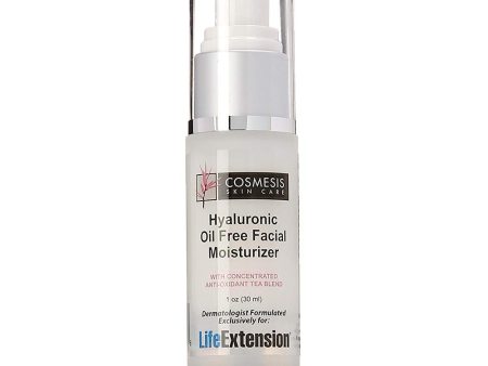 Life Extension Hyaluronic Facial Moisturizer 1 oz with Jojoba Oil For Discount