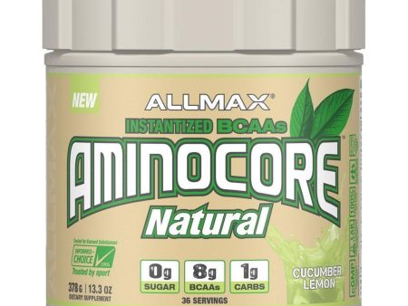 Allmax Nutrition AminoCore 400 Grams Natural Cucumber Lemon Hot on Sale