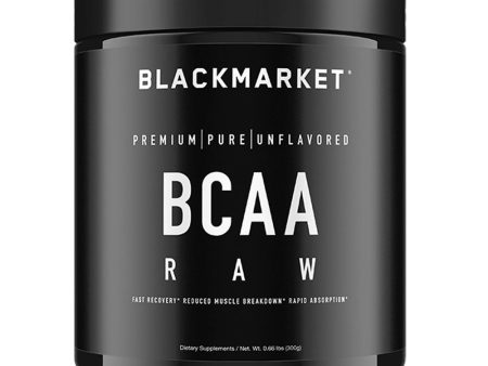 Black Market Labs BCAA Unflavored 60 Servings Supply