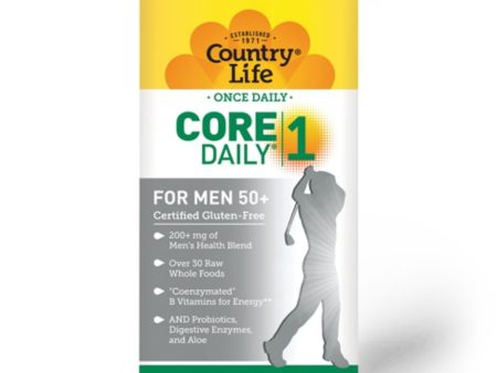 Country Life Core Daily-1 For Men 50+ 60 Tablets Supply