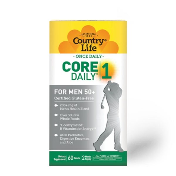 Country Life Core Daily-1 For Men 50+ 60 Tablets Supply