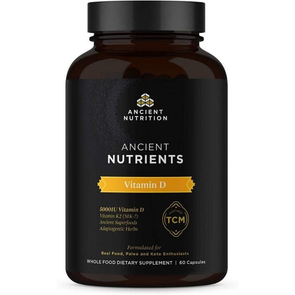 Ancient Nutrition Ancient Nutrients Vitamin D 60 Capsules on Sale