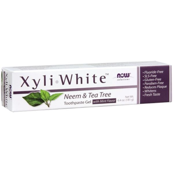 Now Foods Xyli White Neem & Tea Tree Toothpaste Discount