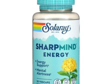 Solaray Sharp Mind Nootropics Energy 30 Veg Caps Discount