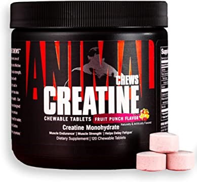 Animal Creatine Chews 120 Chewable Tablets Online now