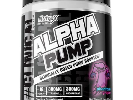 Nutrex Research Alpha Pump 20 Servings Online now