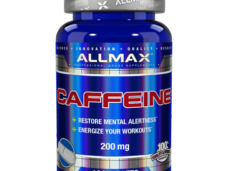 Allmax Nutrition Caffeine 200mg 100 Tablets Online now