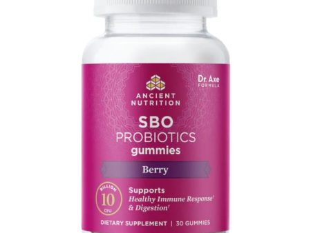 Ancient Nutrition SBO Probiotic Gummy 10b CFU 30 Gummies on Sale