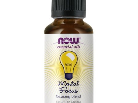 Now Foods Mental Focus Oil Blend 1 oz. Hot on Sale