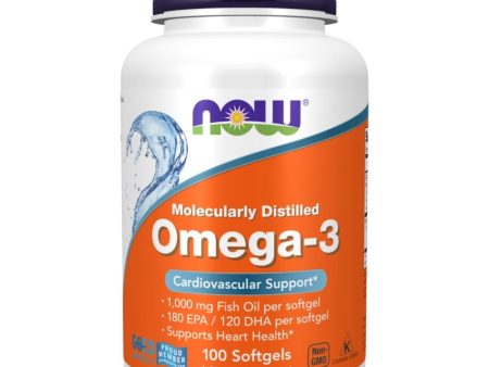 Now Foods Omega-3 1000mg 100 Softgels For Cheap