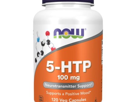 Now Foods 5-HTP 100mg 120 Veg Capsules Hot on Sale