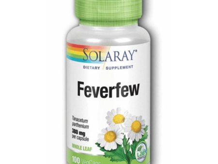 Solaray Feverfew LVS 380mg 100 Caps For Discount