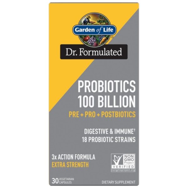 Garden of Life Dr. Formulated Probiotic 100 Billion CFU 30 Veg Caps Hot on Sale