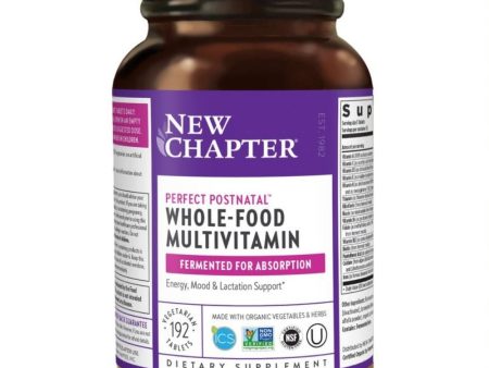 New Chapter Perfect Postnatal Multivitamin 192 Tabs Cheap