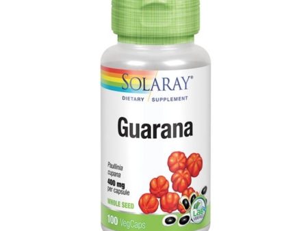 Solaray Guarana 400mg 100 Capsules For Cheap