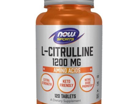 Now Foods L-Citrulline 1200mg 120 Tablets Cheap