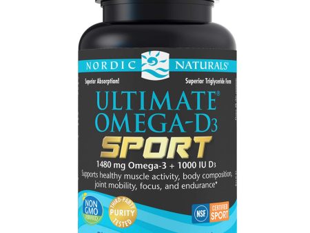 Nordic Naturals Ultimate Omega Sport 60 Softgels on Sale