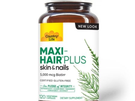 Country Life Maxi-Hair Plus 120 Veg Caps Online