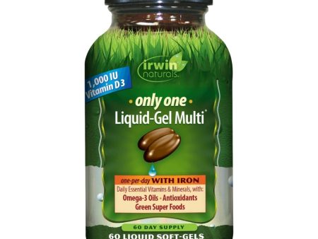 Irwin Naturals Only One With Iron 60 Softgels Cheap