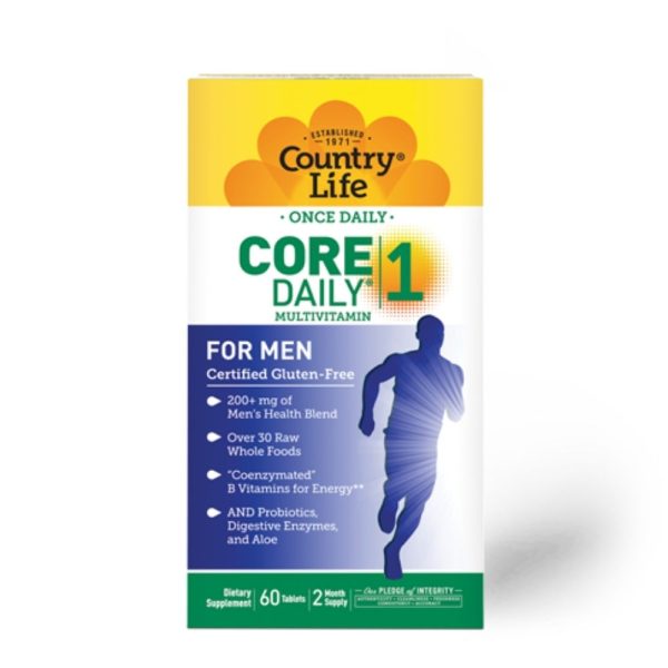 Country Life Core Daily-1 For Men 60 Tablets Online Hot Sale