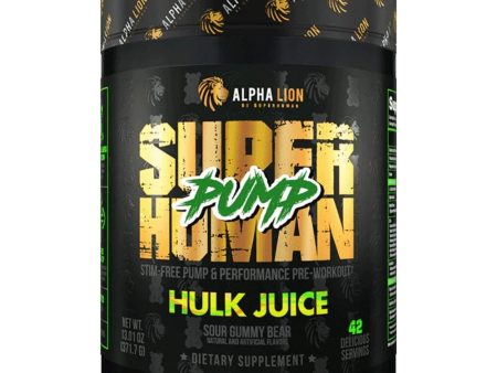 Alpha Lion Superhuman Pump 21 Servings Online