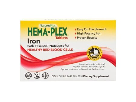 Nature s Plus HEMA-PLEX 30 Tablets Sale