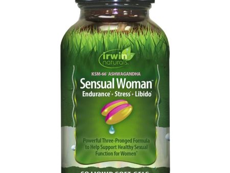 Irwin Sensual Woman Endurance Stress Libido 60 Soft Gels Supply