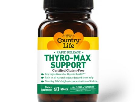 Country Life Thyro-Max Support 60 Tablets Fashion