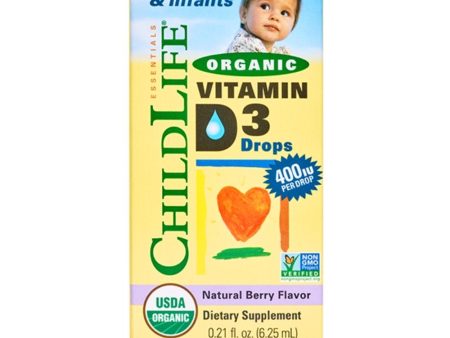 ChildLife Organic Vitamin D-3 10ml Online