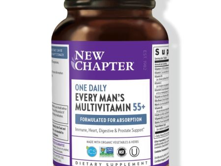 New Chapter One Daily Every Man s Whole Food Multi 55+ 48 Tablets Online