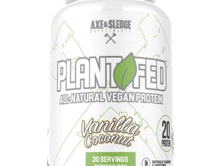 Axe & Sledge Plant Fed All-Natural Vegan Protein 30 Servings Cheap