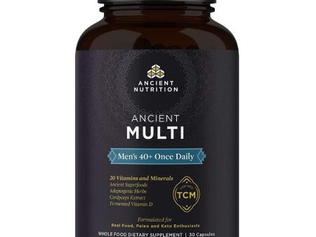 Ancient Nutrition Multi Once Daily Men s 40+ 30 Capsules on Sale