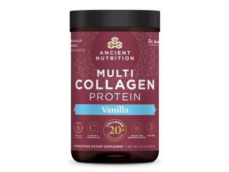 Ancient Nutrition Dr. Axe Multi Collagen Protein 24 Servings Vanilla For Cheap