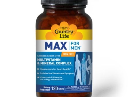 Country Life Max For Men 120 Tablets Hot on Sale