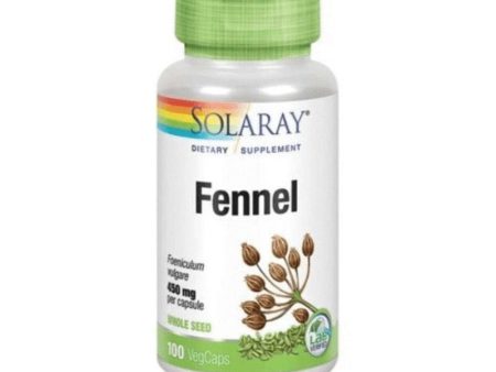 Solaray Fennel Seeds 450mg 100 Caps Online Sale