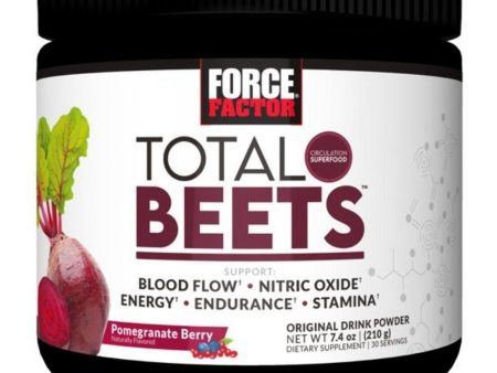 Force Factor Total Beets 7.4oz Powder For Discount